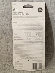 GE 33321 GE Component Audio/Video Coaxial Cable 6ft Connect Audio/Video Device