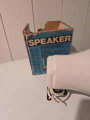 Vintage NOS reflex universal speakers Model SP-888 & SP-999 Weather Proof. USA