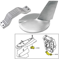 Tecnoseal Anode Kit w/Hardware – Yamaha 200-300HP Hi-Performance – Zinc TECNOSEA