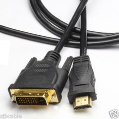 3M 10 Ft Gold 24+1 HDMI Male To DVI-D Male Cable For HDTV Xbox 360 DVD