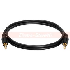 3.5mm Male to Male Cable 3ft 6ft 12ft 25ft 50ft 100ft Lot Stereo Audio Aux 1/8″