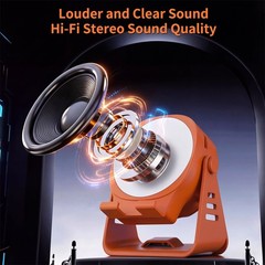 RGB Wireless Induction Speaker 5 in 1 Bluetooth Speaker Phone Stand USB Charger