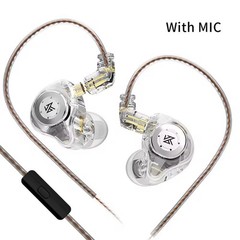 Kz Edx Pro Earphones Dynamic in Ear Monitor Hifi Wired Headphones Bass Stereo Ga