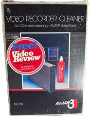 ALLSOP 3 SUPERIOR WET / DRY CLEANING SYSTEM For VHS—See Below—SHIPS IN 24 HOURS—