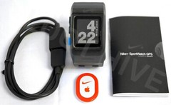 Nike+ Sport Watch BLUE/Black & SHOE POD TomTom GPS plus running smartwatch 38mm