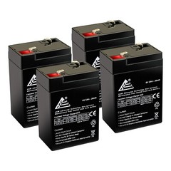 6V 5Ah Emergency Exit Lighting SLA Battery – PACK OF 4 BATTERIES