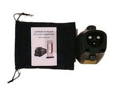 DD005 Black 500A 1000 Volts Supercharger To CCS1 Adapter IP65