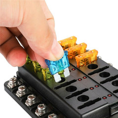 300Pcs Car Fuse Assortment Kit, 160 Mini Blade Fuses Automotive + 90 Standard Au