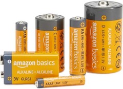 Amazon Basics 20-Pack AA Alkaline Batteries, 1.5 Volt, 10-Year Leak-Free Shelf L