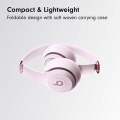 Beats Solo 4 MUW33LL/A Cloud Pink Wireless Headphones – Excellent Condition