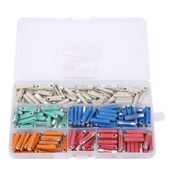 Yctze 200Pcs Auto – 5A/8A/10A/16A/25A Fuse European 32V Boxed Assorted Automo…
