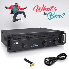 Pyle PTA1000 1000 Watts Professional Power Amplifiers DJ Pro Audio