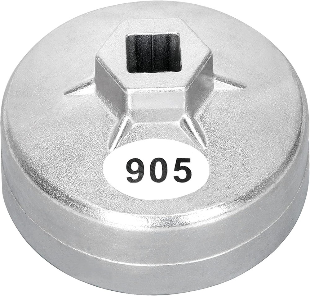 73mm Oil Filter Wrench: 15 Flutes Oil Filter Removal Tool Compatible with AC