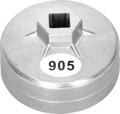 73mm Oil Filter Wrench: 15 Flutes Oil Filter Removal Tool Compatible with AC
