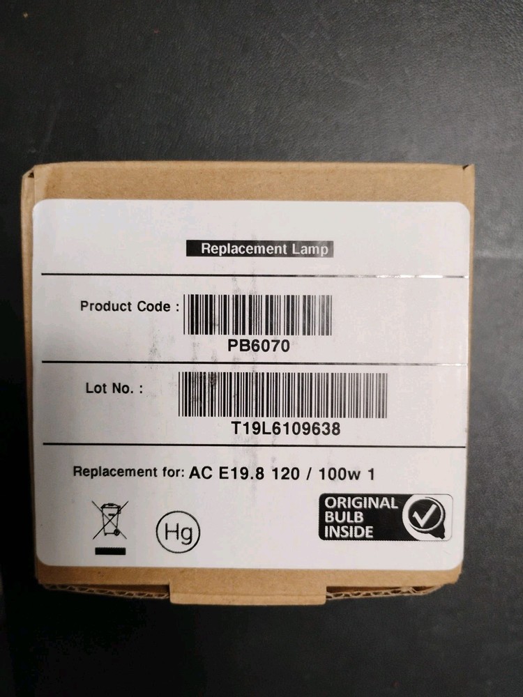 E19.8 100-120 100 Watt 1.0 Osram TV Lamp. New In Box