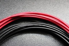 12 GAUGE WIRE RED & BLACK 10 FT EACH PRIMARY AWG STRANDED COPPER POWER GROUND