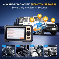 ThinkScan 662 Bidirectional Scanner Car ECM/TCM/ABS/SRS 4 System Diagnostic Tool