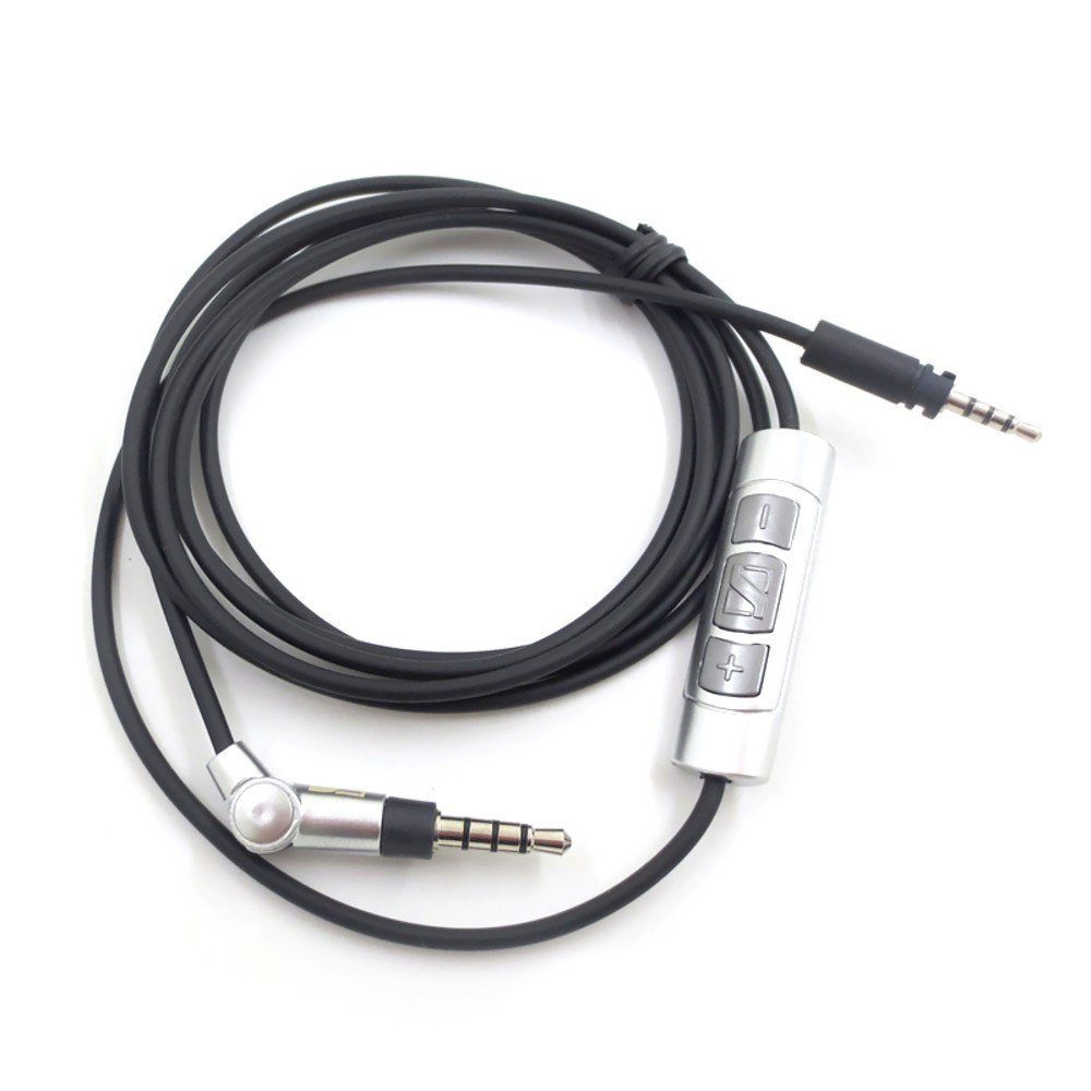 Cable Remote & Mic for Sennheiser Momentum 1.0 2.0 Over-Ear On-Ear Headphones