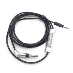 Cable Remote & Mic for Sennheiser Momentum 1.0 2.0 Over-Ear On-Ear Headphones