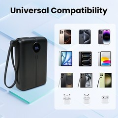 20000mAh Power Bank Fast Charging Battery LCD Digital Display Large Capacity usa
