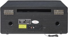 CR7016A-BK Rhapsody 7-in-1 Bluetooth 3-Speed Vinyl Record Player Turntable, C…