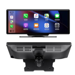 10″ Portable Bluetooth Car Stereo Wireless CarPlay Android Auto Touch Screen AUX