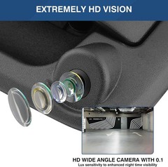 Tailgate Handle Backup Camera for Ford F150 (2004-2014) F250 F350 F450 2008-2014