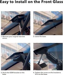WOLFBOX OEM Bracket for Type-C G840S/G840H/G850/G900 Mirror Dash Cam