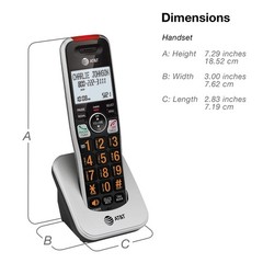 DECT 6.0 Cordless Phone System with 3 Handsets, Answering Machine, Call Blocking