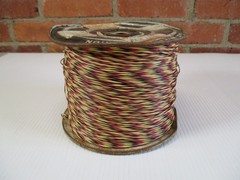 ITT Thermax 22 AWG Stranded SPC Hookup Wire PTFE Teflon Red Brown Yellow NOS 22g