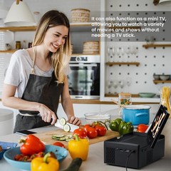 Small Smart TV，Mini TV with 7-inch Touchscreen,Built in
