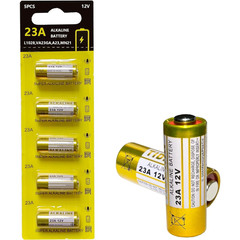 23A 12 Volt Battery 12V Alkaline Battery 5 Count,23A 12v Battery for Remote