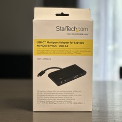 StarTech USB-C Multiport Adapter for Laptops 4K HDMI or VGA USB 3.0 DKT30CHV New