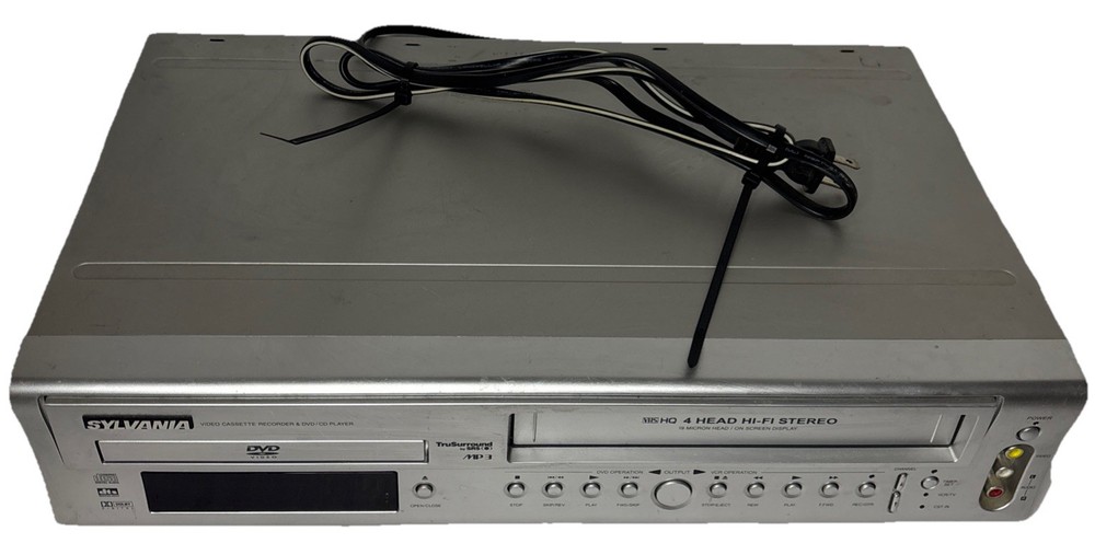 Sylvania DVD/VCR Combo—SSD800 No Remote—For Parts—SEE BELOW—SHIPS IN 24 HOURS—