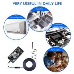 6LED USB Snake Endoscope Borescope HD Inspection Camera For Android Type C Lot