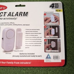 Perfect Security Alarm for Home Doors & Windows 4 pcs -90 dB- Item Brand NEW