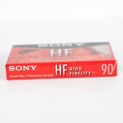 Sony HF 90 and Maxell UR 90 Cassette Tapes Blank Sealed