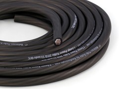KnuKonceptz Kolossus Ultra Flex Battery Ground Wire 4 Gauge Black Cable OFC 10Ft