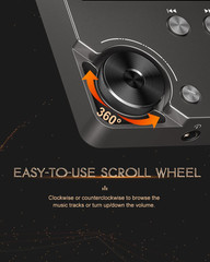 HiFi MP3 Player Lossless DSD Digital Audio Player 64GB Memory Card Pro