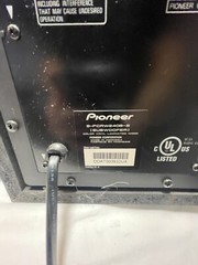 Pioneer Audio/Video Multi-Channel Receiver VSX-D414 & Subwoofer S-FCRW240B-S