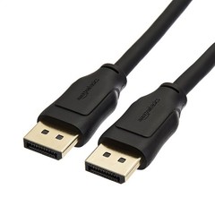 Amazon Basics 8K DisplayPort to DisplayPort 1.4 Cable w/ 4K@120Hz, 8K@60Hz