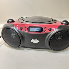GPX BC232R CD/Radio/CD-R Playback Boombox Red and Black