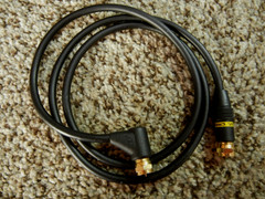 2 Monster 2CV Component High Resolution Video Cables Y/Pb/Pr + Monster COAX
