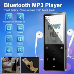MP3 MP4 Music Player HiFi Lossless Sound Bluetooth Clip Voice Recorder FM Radio