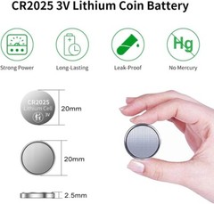 2 Pack CR2025 CR 2025 3V LITHIUM BATTERY BR2025 DL2025 Watch remote New 2pcs