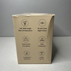 Aqara G100 2K Indoor/Outdoor Security Camera HomeKit 2-Way Audio New/Open Box
