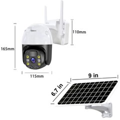 2Pack Solar Security Cameras System Wireless Outdoor Battery Powered WiFi Camera