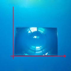 100x70mm Optical PMMA Plastic Fresnel Lens Solar DIY Projector Plane Magnifier