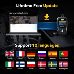 OBD2 Scanner Car Diagnostic Tool Lifetime Free Update All System Fit For Toyota
