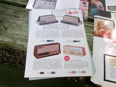 Several Arvin Car Radio Advertising Brochures or Leaflets, Good Stored Condition